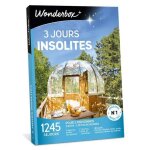 Wonderbox - coffret cadeau pour deux - 3 jours insolites - 1245 sjours insolites