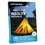 Wonderbox - coffret cadeau - week - end insolite en famille - 340 sjours insolites