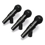 Woodbrass mm5s - pack de 3 microphones dynamiques cardioides + malette et accessoires - micro parfait ... Woodbrass mm5s - pack de 3 microphones dynamiques cardioides + malette et accessoires - micro parfait ...