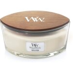 Woodwick ellipse bougie parfume avec mche qui crpite gousse de vanille temps de combustion jusqu ...