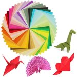 Wovte 150 feuilles de papier origami carr� recto - verso pour les projets dart - multicolors vives - ...