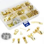 Wovte 250pcs crochets pour tableaux suspendus avec crochets muraux assortis clous anneaux en d dos en ... Wovte 250pcs crochets pour tableaux suspendus avec crochets muraux assortis clous anneaux en d dos en ...