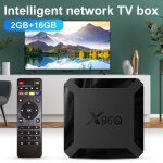X96q dcodeur prend en charge 4k wifi 2. 4g 2g 16g lecteur multimdia smart tv compatible hd pour android ...