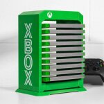 Accessoire de rangement - xbox - tour de stockage - vert - support - compatible xbox one