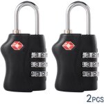 Xcsource 2pcs tsa cadenas avec code cadenas  combinaison pour valise sac bagage hs206