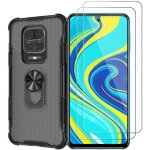 Coque et films de protection - xiaomi - redmi note 9 pro - silicone souple - verre trempé - bague anneau ... Coque et films de protection - xiaomi - redmi note 9 pro - silicone souple - verre trempé - bague anneau ...