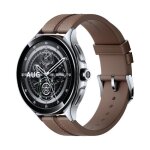 Xiaomi watch 2 pro lte acier argent avec bracelet en cuir marron Xiaomi watch 2 pro lte acier argent avec bracelet en cuir marron