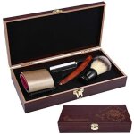 Xjydncg kit rasoir manuel traditionnel de barbier - 4 pcs