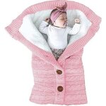 Xjydncg nid dange - couvertures demmaillotage - convient pour 0 - 12 mois - light pink
