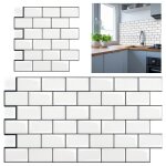 Xmtech 10 pices 30x30cm 3d stickers carrelage cramique cuisine salle de bains dcoration muraux autocollants ...