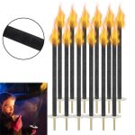 Xmtech 10 pices torches de jardin torches de cire avec protge - main et poigne extra longue temps ...