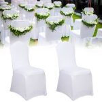 Housse de chaise - xmtech - 100 pièces - Élastique - lavable - universelle Housse de chaise - xmtech - 100 pièces - Élastique - lavable - universelle