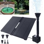 Fontaine solaire - xmtech - 20w - pompe pliable - pour bassin et piscine - cologique