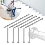Xmtech 80x90cm rampe descalier main courante escalier extrieur garde - corps en acier inoxydable articulation ...