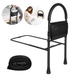 Xmtech barrire de lit pour personnes ges barrire de lit pliable cadre de support dassistance avec ...