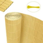 Xmtech canisse en pvc brise vue 120x300cm balcon cl�ture brise - vent avec cerclage pour le jardin balcon ...