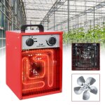 Xmtech chauffage radiateur soufflant lectrique 5000w 400v avec 3 niveaux de chauffage et protection ...