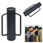 Xmtech enfonce pieux de poteaux avec poignes 600x140mm enfonce pieux manuel pour poteaux en bois et ...