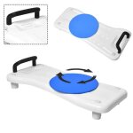 Xmtech sige et tagre de baignoire avec plateau tournant 360 surface antidrapant en plastique 75. ...