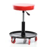 Xpotool tabouret de m�canicien r�glage hauteur servante atelier pivotant 360� roulettes rangement