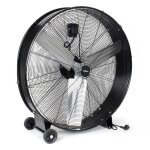 Wiltec ventilateur � tambour de sol 90cm 360w ventilateur sol c�ble 3 r�glage de vitesse brasseur refroidisseu ...
