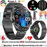 Xtraditech montre connectée ecg moniteur santé multiparamétrique grand Écran amoled 1508? bracelet acier ... Xtraditech montre connectée ecg moniteur santé multiparamétrique grand Écran amoled 1508? bracelet acier ...