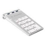 Xtrememac aluminium keypad 3 ports usb - pav� num�rique ultra fin avec touches plates et 3 ports usb ...