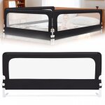 Xuanyu 1 pcs barri�re de lit enfant portable - noir