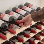 Xuanyu - meuble range bouteille - armoire  vin pour la cuisine - compartiment  vin de 60 bouteilles ...