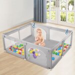 Xuanyu parc bb 150 * 150 cm extra - large avec filet respirant douxparc de jeux bb centre dactivits ...
