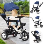 Xuanyu poussette compacte citadine sport - pliable jusqu� 25kg capote pare - soleil4 en 1 tricycle pour ...