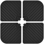 Yaheetech lot de 4 dalles de parasol remplissable deau 60 l pied de parasol lestage base de parasol 105 ...