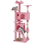 Yaheetech arbre à chat avec 2 niches 3 plateformes 2 boules sisal arbre à grimper multi - niveaux hauteur ... Yaheetech arbre à chat avec 2 niches 3 plateformes 2 boules sisal arbre à grimper multi - niveaux hauteur ...