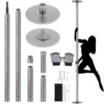 Yaheetech barre de pôle dance hauteur réglable 225 cm - 2745 cm statique et rotative diamètre de 45 mm ... Yaheetech barre de pôle dance hauteur réglable 225 cm - 2745 cm statique et rotative diamètre de 45 mm ...