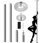 Yaheetech barre de pole dance statique - rotative charge maximale 227 kg hauteur réglable 2165 cm - 275 ... Yaheetech barre de pole dance statique - rotative charge maximale 227 kg hauteur réglable 2165 cm - 275 ...