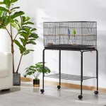 Yaheetech cage oiseau cage delevage avec support détachable cage pour perruches pinsons cockatiels conures ... Yaheetech cage oiseau cage delevage avec support détachable cage pour perruches pinsons cockatiels conures ...