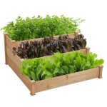 Yaheetech carré potager au sol lit de plantation jardinière à 3 niveaux en bois pour patio serre terrasse ... Yaheetech carré potager au sol lit de plantation jardinière à 3 niveaux en bois pour patio serre terrasse ...