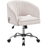 Yaheetech fauteuil de bureau en velours avec dossier capitonné arrondi pivotant à roulettes assise réglable ... Yaheetech fauteuil de bureau en velours avec dossier capitonné arrondi pivotant à roulettes assise réglable ...