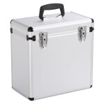 Yaheetech mallette de rangement pour disques vinyles de 33 tours pour collection de dj avec fermeture ...