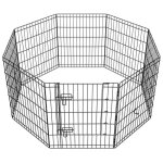 Parc pour chien pliable en métal - yaheetech - 8 panneaux - 1845 x 61 x 76 cm Parc pour chien pliable en métal - yaheetech - 8 panneaux - 1845 x 61 x 76 cm