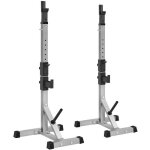 Yaheetech support dhaltres repose pour haltres max 300 kg repose haltres rglable squat rack avec ...