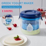 Yaourtière - qingque - 1300ml - filtration ultra - fine - nettoyage facile - couleur bleu Yaourtière - qingque - 1300ml - filtration ultra - fine - nettoyage facile - couleur bleu
