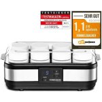 Yaourtière rommelsbacher jg 40 - acier inoxydable - noir - 8 pots - 40 watts Yaourtière rommelsbacher jg 40 - acier inoxydable - noir - 8 pots - 40 watts