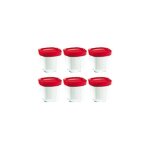 Yaourti�re seb - 6 pots avec �gouttoir - rouge