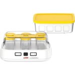 Yaourtire - seb - yg500210 - 8 pots de 125 ml - 1 pot de 1 l - 30 w