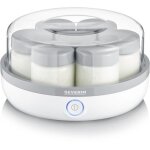 Yaourtire severin - jg3518 - capacit 7 pots de 150 ml - sans bpa - 13w