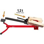 Fendeuse  bois - yato - manuel - 12 t de force - construction solide - verticale