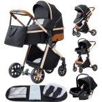 Yazoco - poussette 3 en 1 bb poussette combine sige - auto nacelle trio rversible rglable haute ...