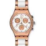 Montre femme - swatch - ycg406g - quartz - cramique - blanc