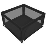 Yipeema. parc b�b� avec 50 balles et une porte tissu oxford noir 120 * 120 * 66cm.